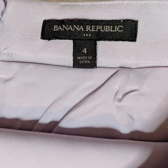 Banana Republic Lilac Spring Pencil Skirt Sz 4 - Picture 2 of 5